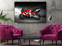 Obraz Cestná motorka červená 1723